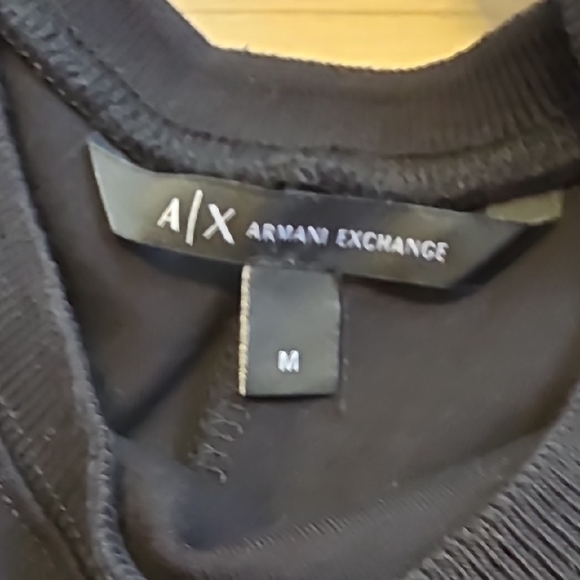 Armani Exchange Black Mini Dress Stretchy Medium - Picture 3 of 4